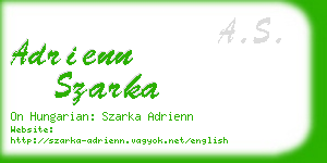 adrienn szarka business card